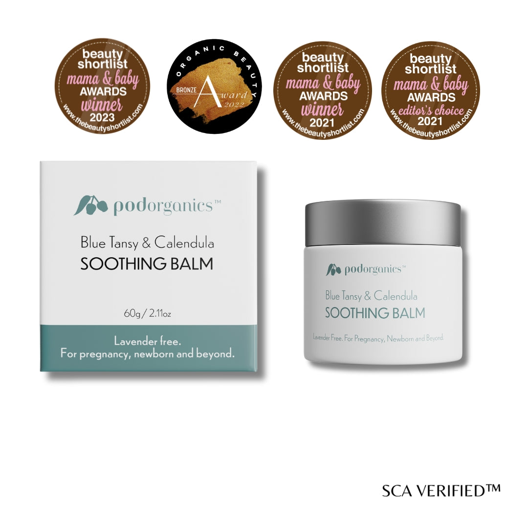 Soothe and nourish your skin with the award-winning Organic Soothing Balm by Pod Organics. Created for women who cherish natural, gentle and effective skincare, this 100% natural, organic, and vegan balm is a true skincare hero.